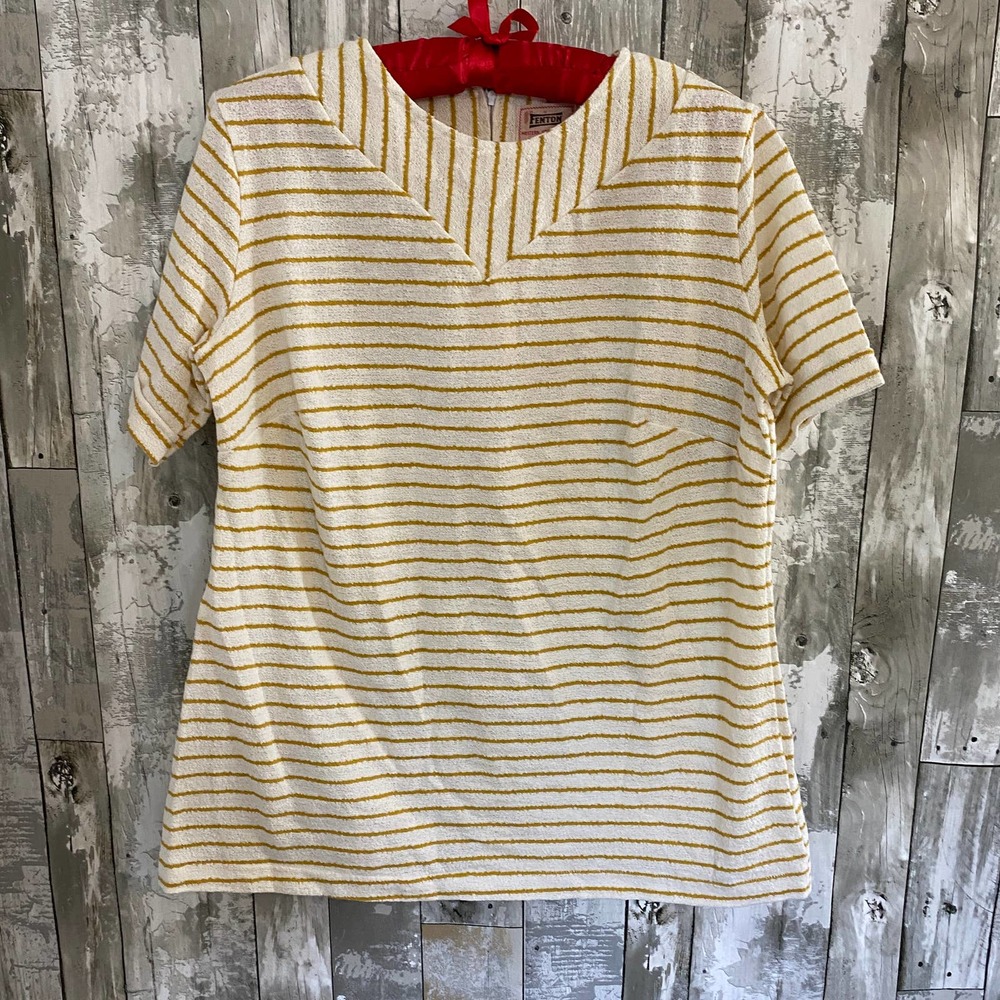 Fenton western sportwear yellow stripe shirt ex-Large